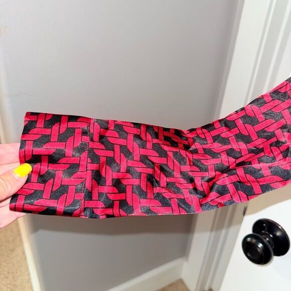 George Red and Black Patterned Blouse - Picture 2 of 6